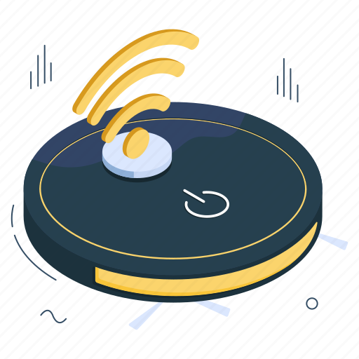 Robot vacuum cleaner, roomba, robovac, cleaning device, household accessory icon - Download on Iconfinder