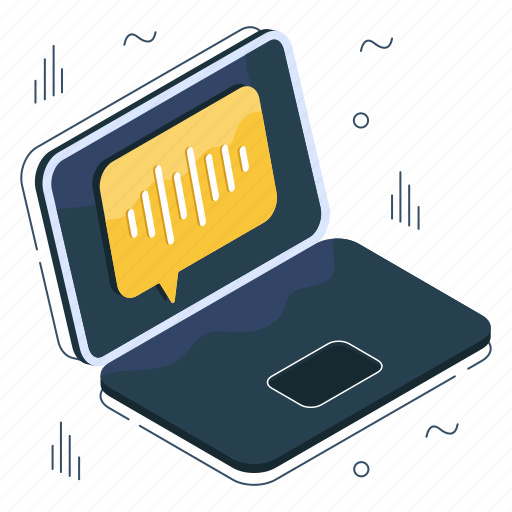 Voice message, audio message, voice communication, conversation, discussion icon - Download on Iconfinder