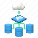 ai, cloud, data, server, artificial, inteligence, illustration, storage, database 