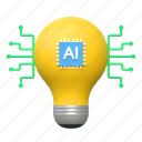 ai, idea, creation, artificial, inteligence, illustration, artificial intelligence 