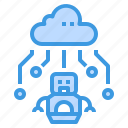 artificial, cloud, future, intelligence, machine, technology