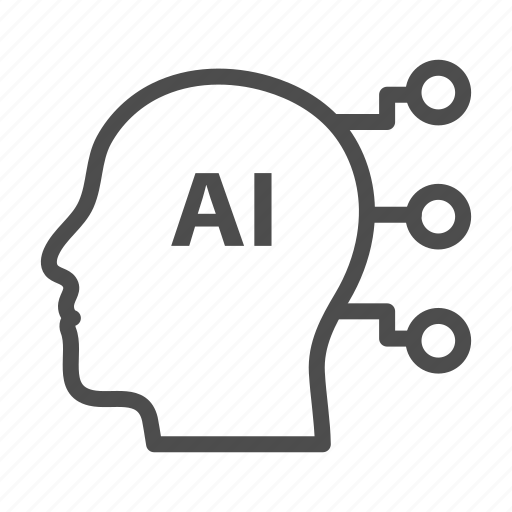 Ai, artificial intelligence, head icon - Download on Iconfinder