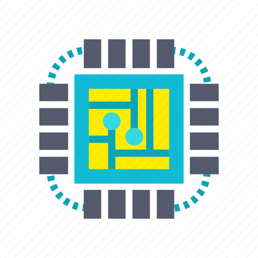 Artificial, circuit, intelligence, machine, robotic, technology icon - Download on Iconfinder