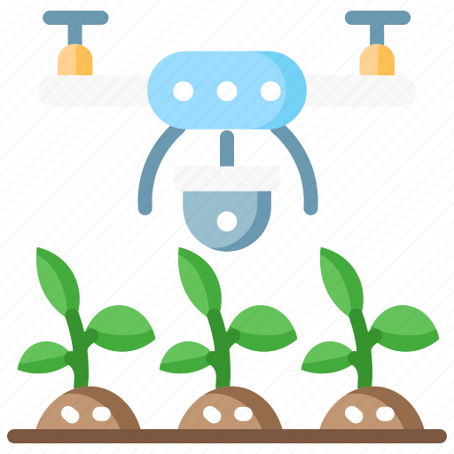 Agriculture, ai, artificial intelligence, drone, smart farm icon - Download on Iconfinder