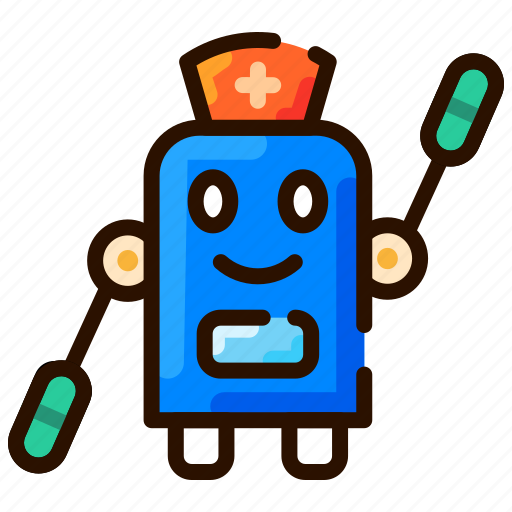 Ai, artificial intelligence, robot.medical, treatment design icon - Download on Iconfinder