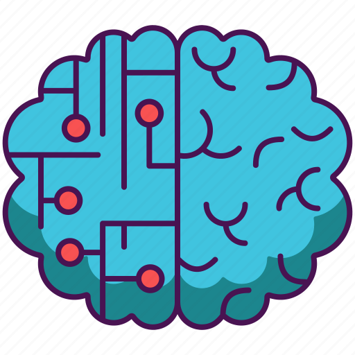 Artificial intelligence, brain, simulation icon - Download on Iconfinder