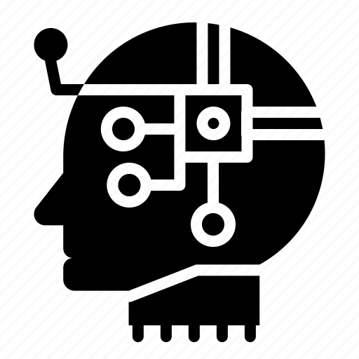 Ai, artificial, artificial intelligence, computer, head, machine, robotics icon - Download on Iconfinder