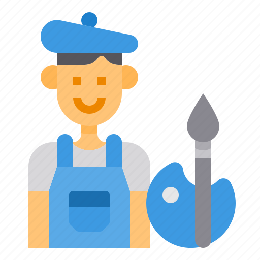 Artist, boy, painter, man, avatar icon - Download on Iconfinder