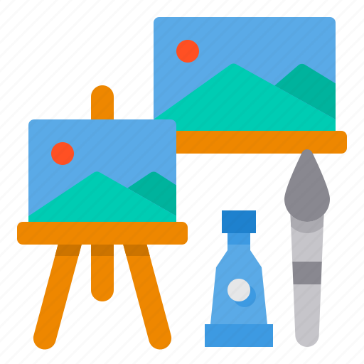 Canvas, paint, drawing, draw, picture icon - Download on Iconfinder