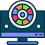color, computer, palette, monitor, colourful 