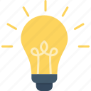 idea, brainstorm, bulb, creative, new, business, light