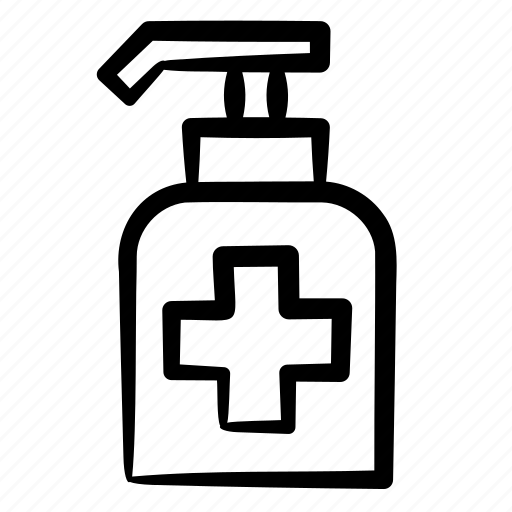 Bottle, hand sanitizer, antiseptic, antibacterial, pharmacy, medic, health icon - Download on Iconfinder