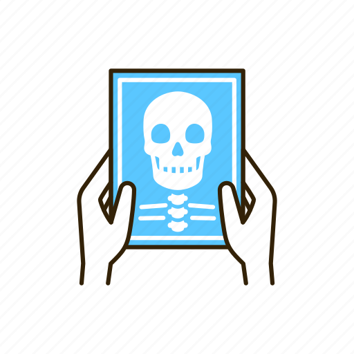 Bone, radiology, skull, x-ray icon - Download on Iconfinder