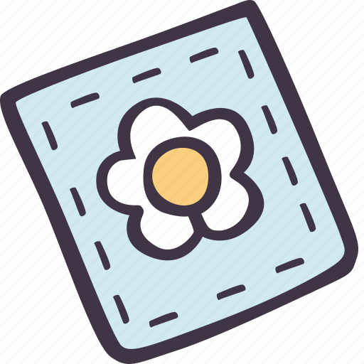 Art, arts and crafts, craft, doodle, flower, hobby, patch icon - Download on Iconfinder