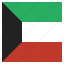 country, flag, kuwait 