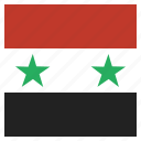 country, flag, syria, syrian