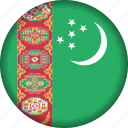 flag, turkmenistan