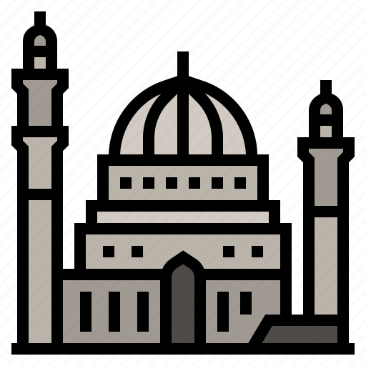Asia, city, country, landmark, muscat, oman, sultan qaboos grand mosque icon - Download on Iconfinder