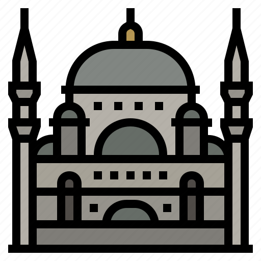 Asia, city, country, istanbul, landmark, sultan ahmed mosque, turkey icon - Download on Iconfinder