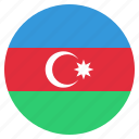 azerbaijan, country, flag