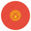 country, flag, kyrgyzstan 