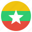 burma, country, flag, myanmar 
