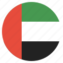 country, flag, uae, united arab emirates