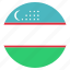 country, flag, uzbekistan 