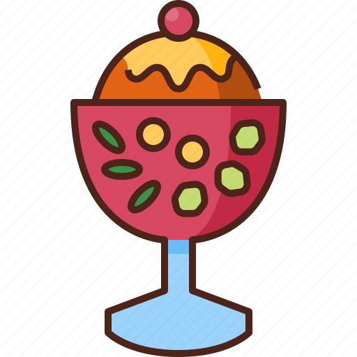 Mixed, ice, mixed ice, fruit bowl, dessert, asian, shaved ice icon - Download on Iconfinder