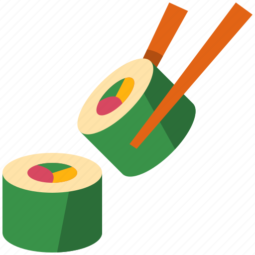 Kimbab, korean-food, asia-food, korean, rice, traditional, kimbap icon - Download on Iconfinder