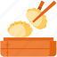 dumpling, food, snack, instrument, steamed, chinese, asian 