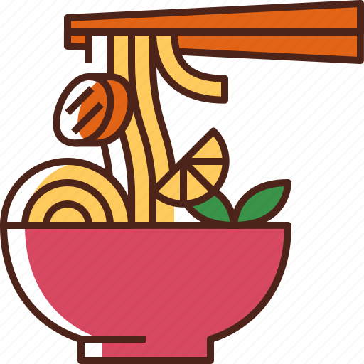 Pho, bowl, vietnamese, food, noodles, plate, dish icon - Download on Iconfinder