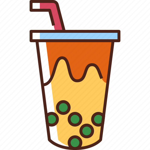 Boba, beverage, delicious, traditional, tea, drink, sweet icon - Download on Iconfinder