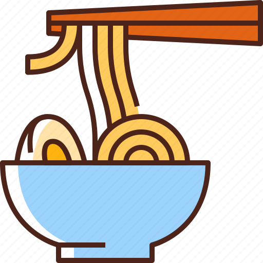 Noodles, food, bowl, noodle soup, asian, dish, meal icon - Download on Iconfinder