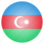 azerbaijan, country, flag, national 