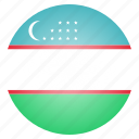 country, flag, uzbekistan