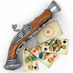 gun, military, weapon, rifle, cards, poker 