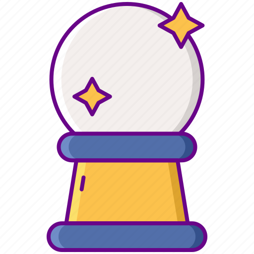 Crystal, ball, magic, fortune telling icon - Download on Iconfinder