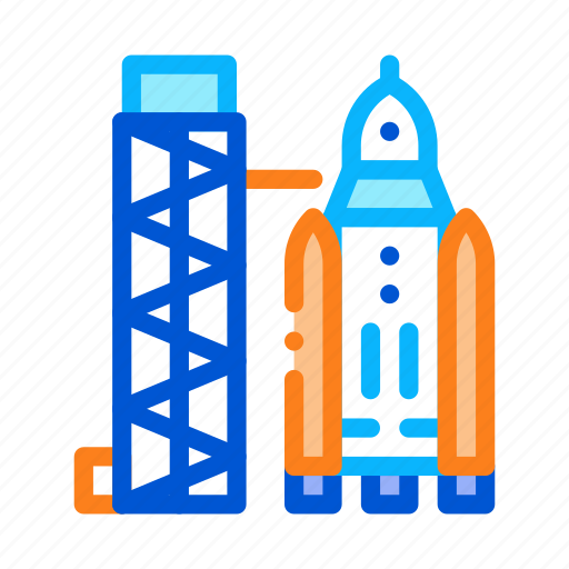 Rocket, ship, site, space, tower icon - Download on Iconfinder