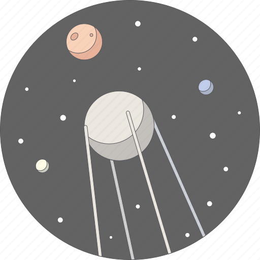 Astronomy, planets, sputnik, stars, space icon - Download on Iconfinder