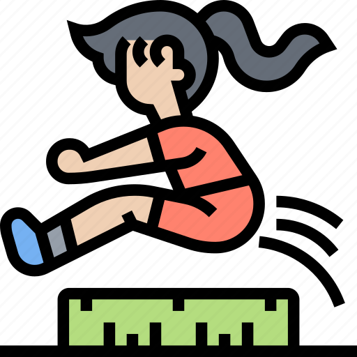 Jump, long, challenge, competition, athlete icon - Download on Iconfinder