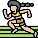 sprinter, runner, race, competition, athlete