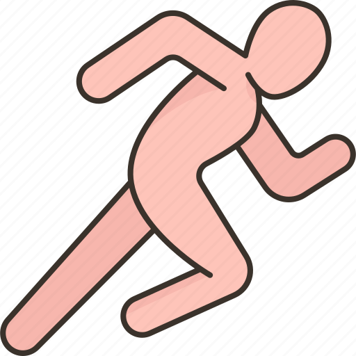 Athlete, running, race, track, competition icon - Download on Iconfinder