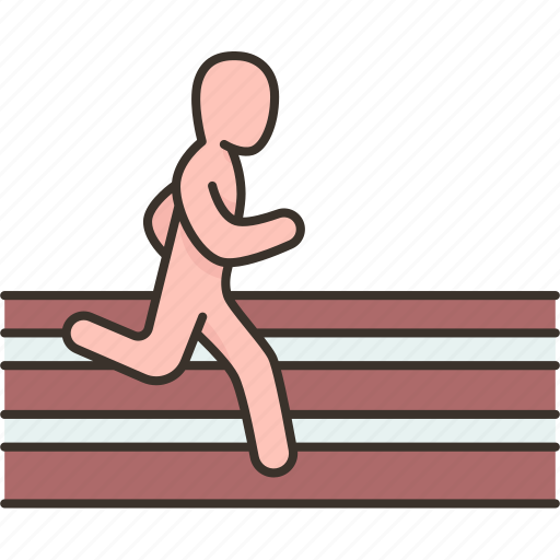 Running, track, sprinter, training, fitness icon - Download on Iconfinder