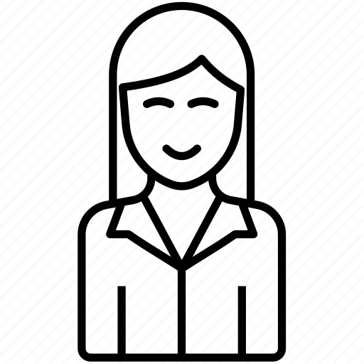 Suited, woman, clothes, girl, person, avatar, user icon - Download on Iconfinder