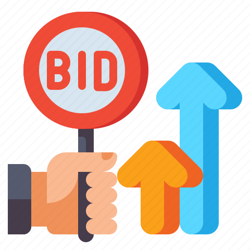 Dynamic, auction, bid icon - Download on Iconfinder