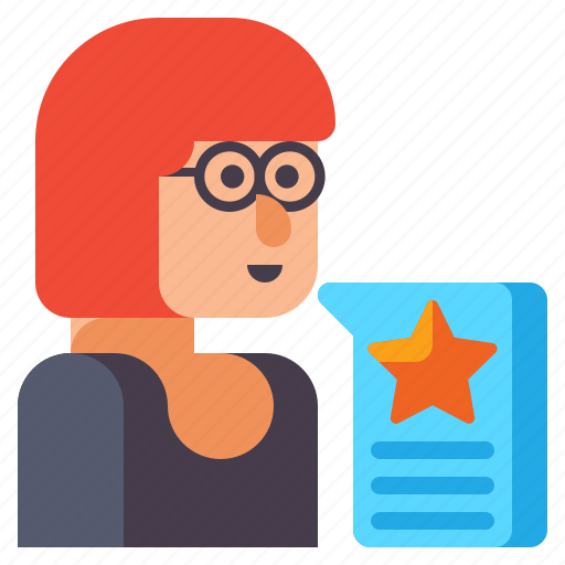 Expert, female, woman icon - Download on Iconfinder