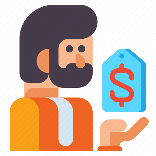Seller, male, man icon - Download on Iconfinder