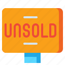 unsold, selling, sign