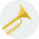 instrument, melody, music, trumpet